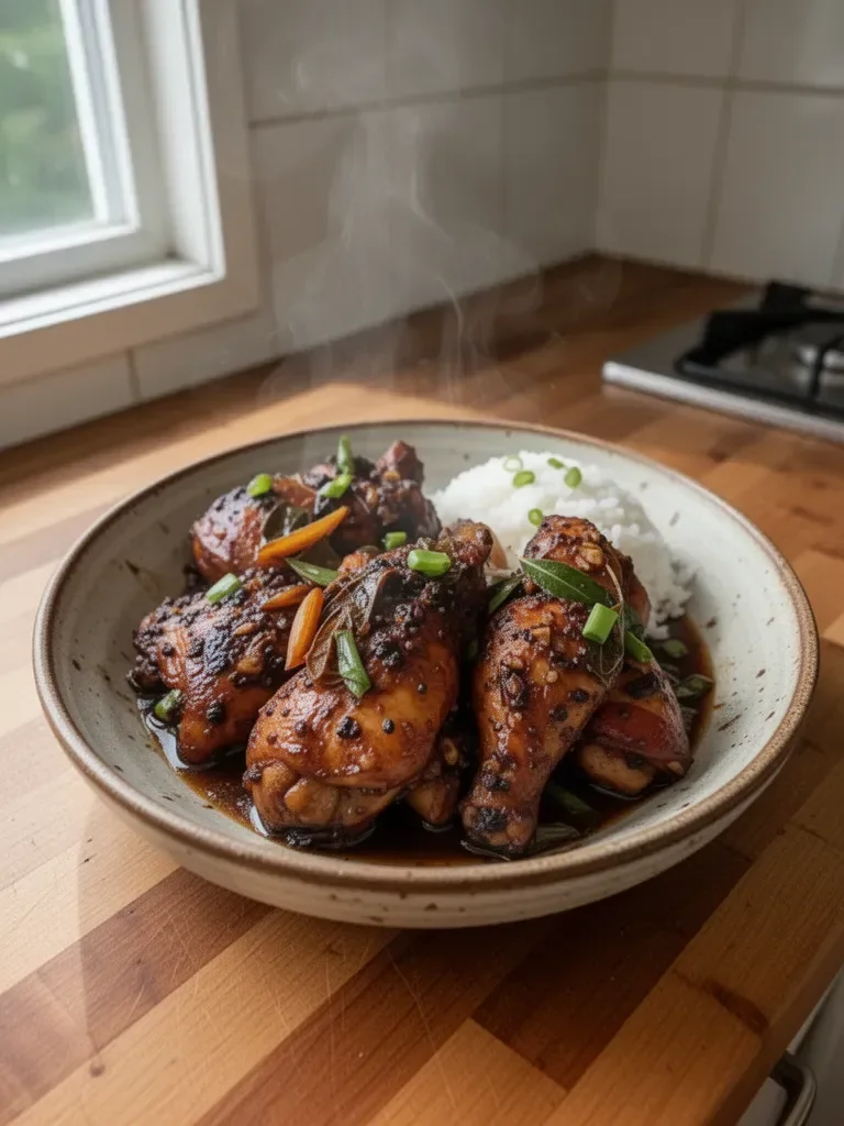 Authentic Filipino Chicken Adobo