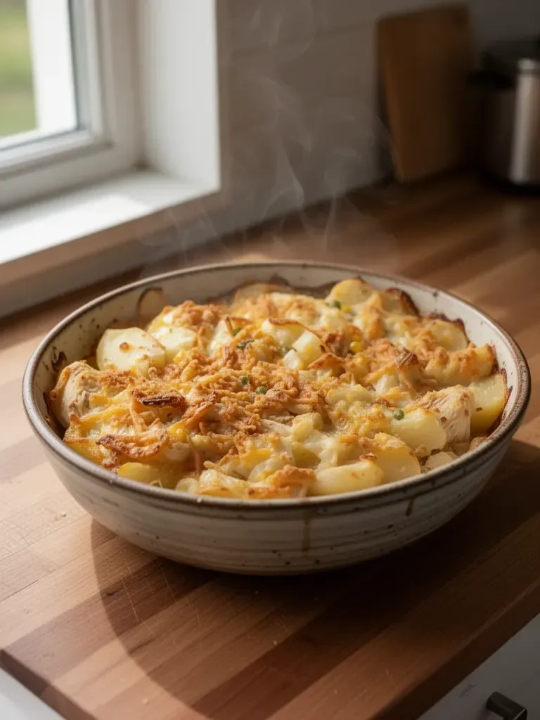 Baked Chicken and Potato Casserole