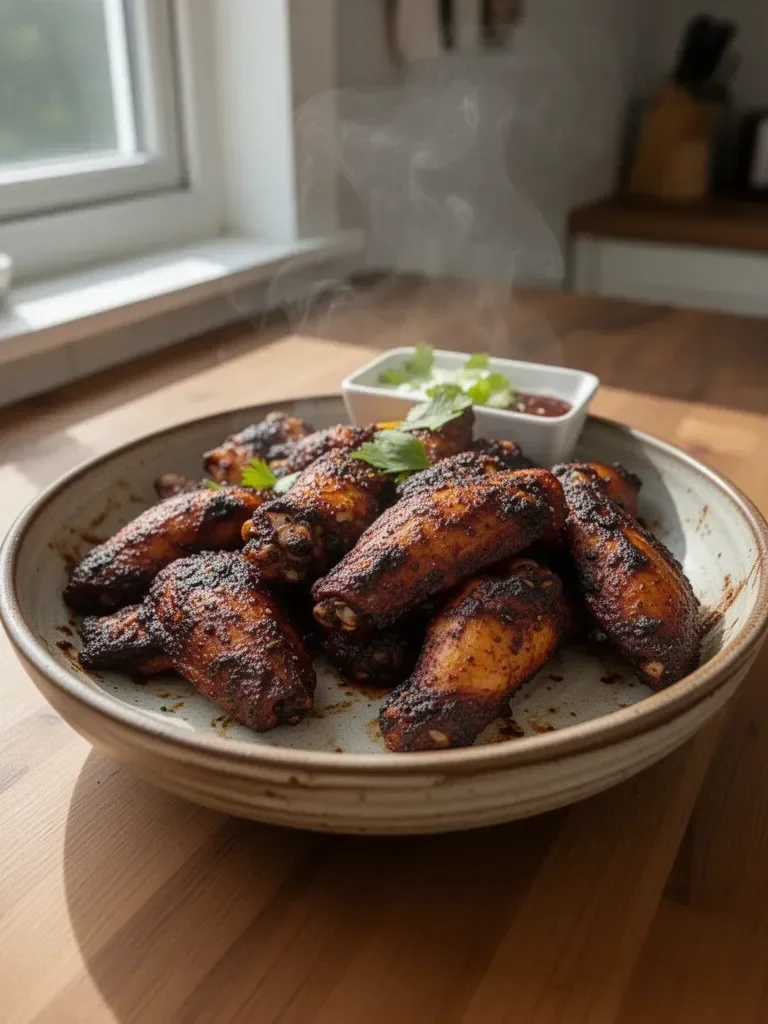 Baked Jamaican Jerk Chicken Wings