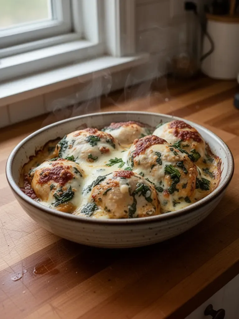 Baked Tuscan Chicken Casserole