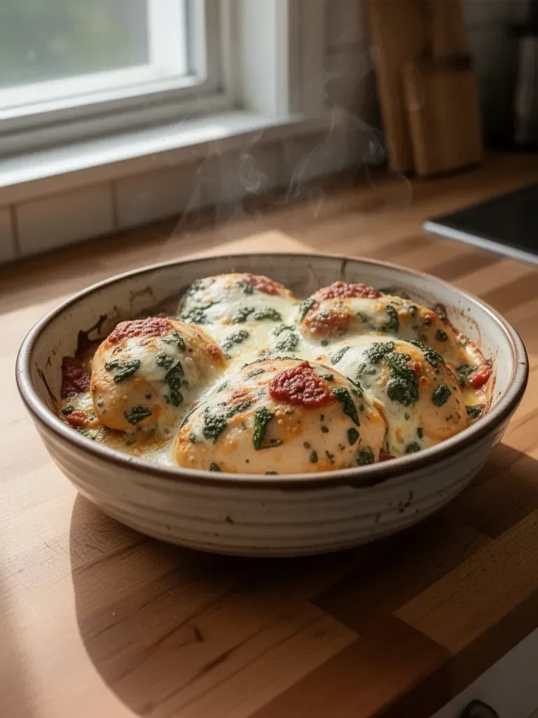 Baked Tuscan Chicken Casserole