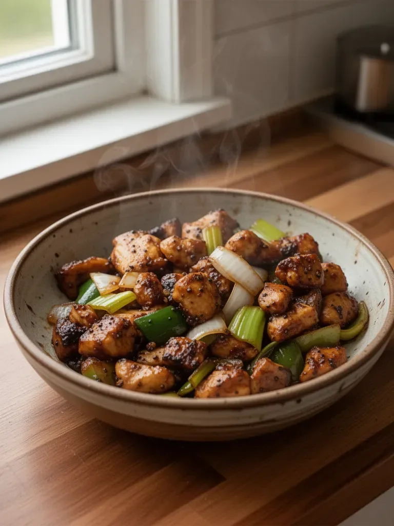 Black Pepper Chicken