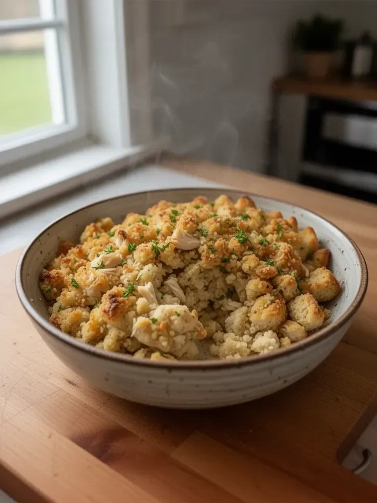 Chicken and Stuffing Casserole