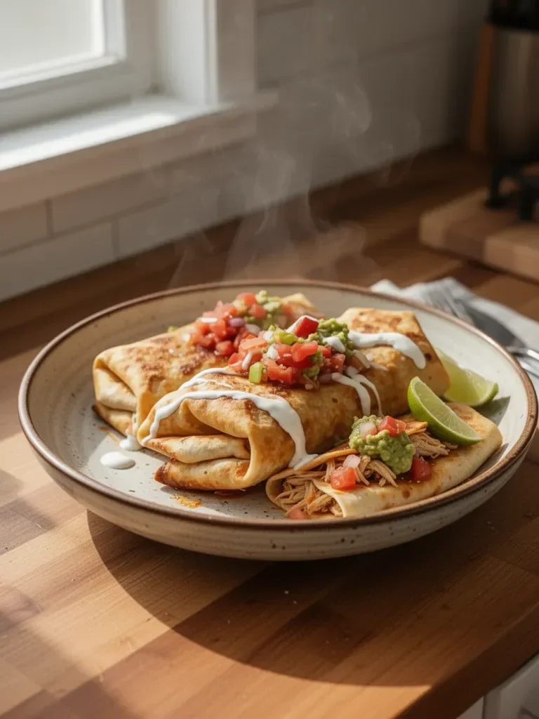 Chicken Chimichangas