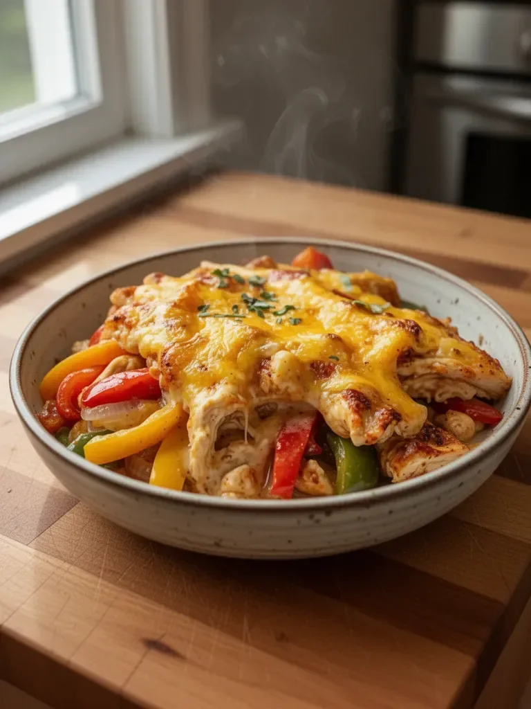 Chicken Fajita Casserole
