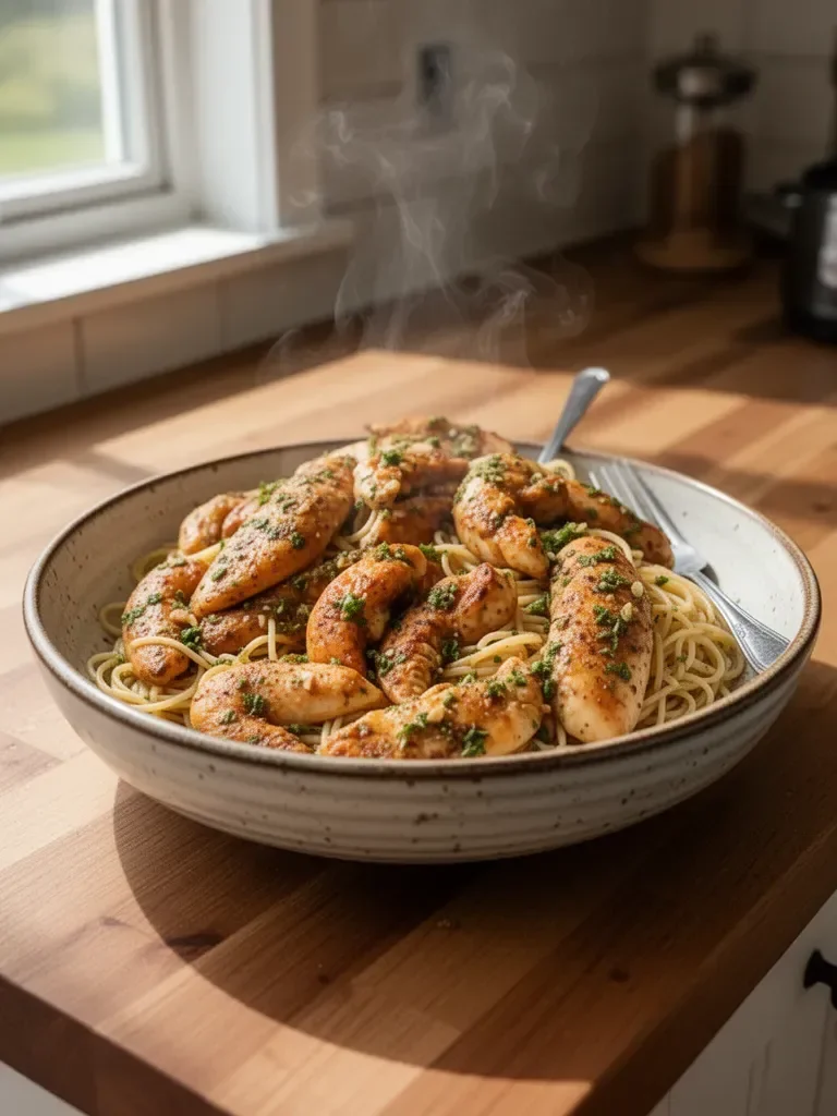 Chicken Scampi Pasta