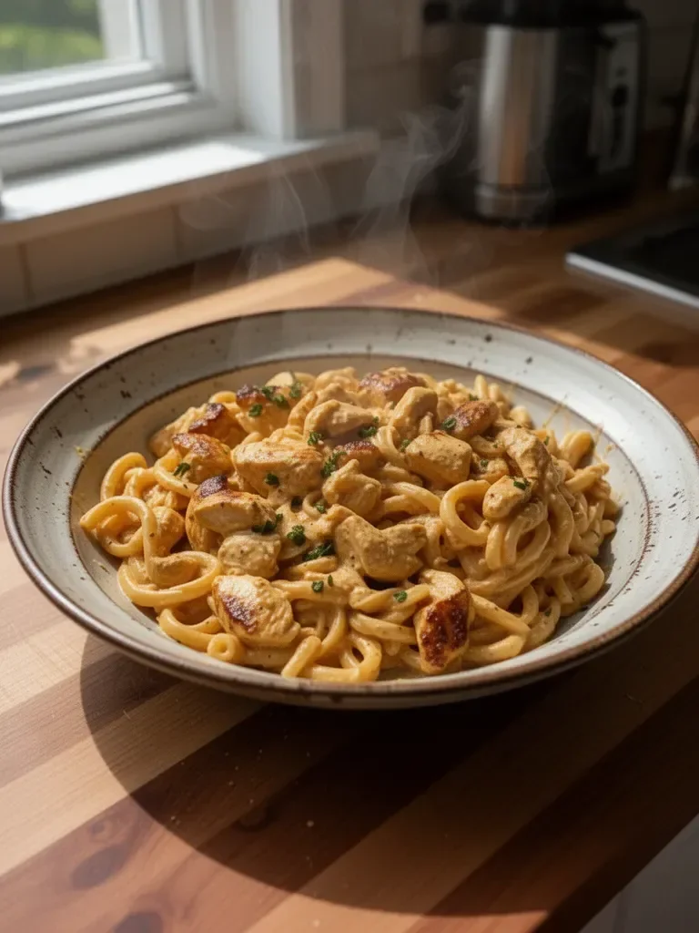 Creamy Cowboy Butter Chicken Pasta
