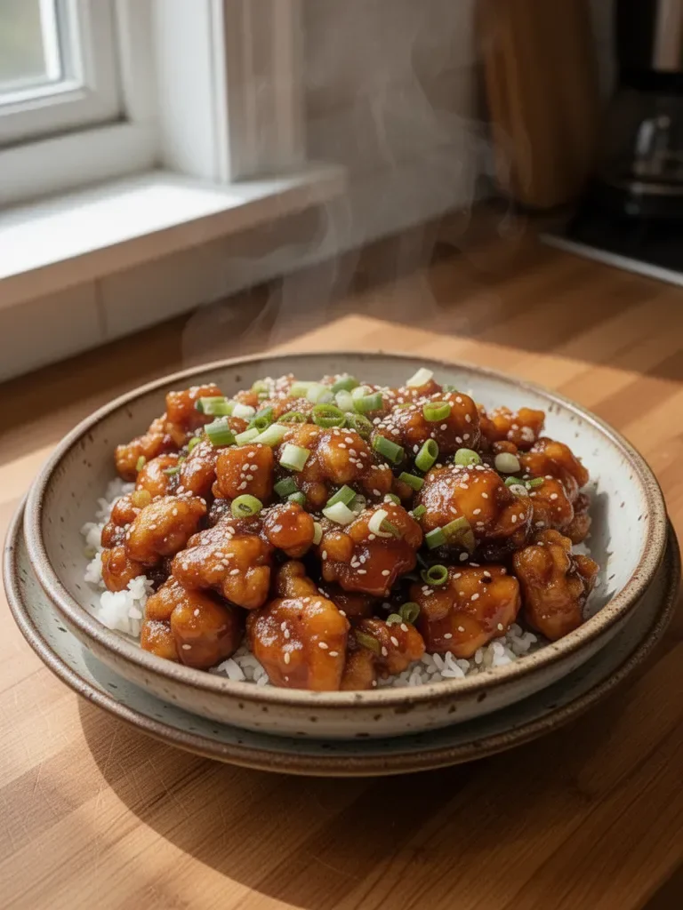 Crispy Honey Garlic Chicken