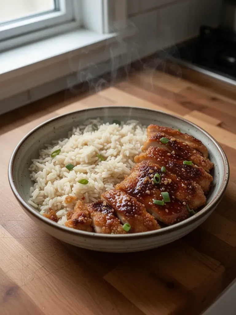 Crispy Pan Fried Honey Garlic Chicken