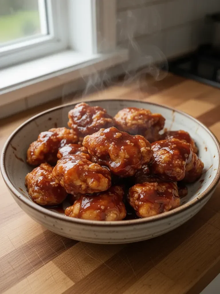 Easy and Delicious Baked Honey BBQ Chicken Bites