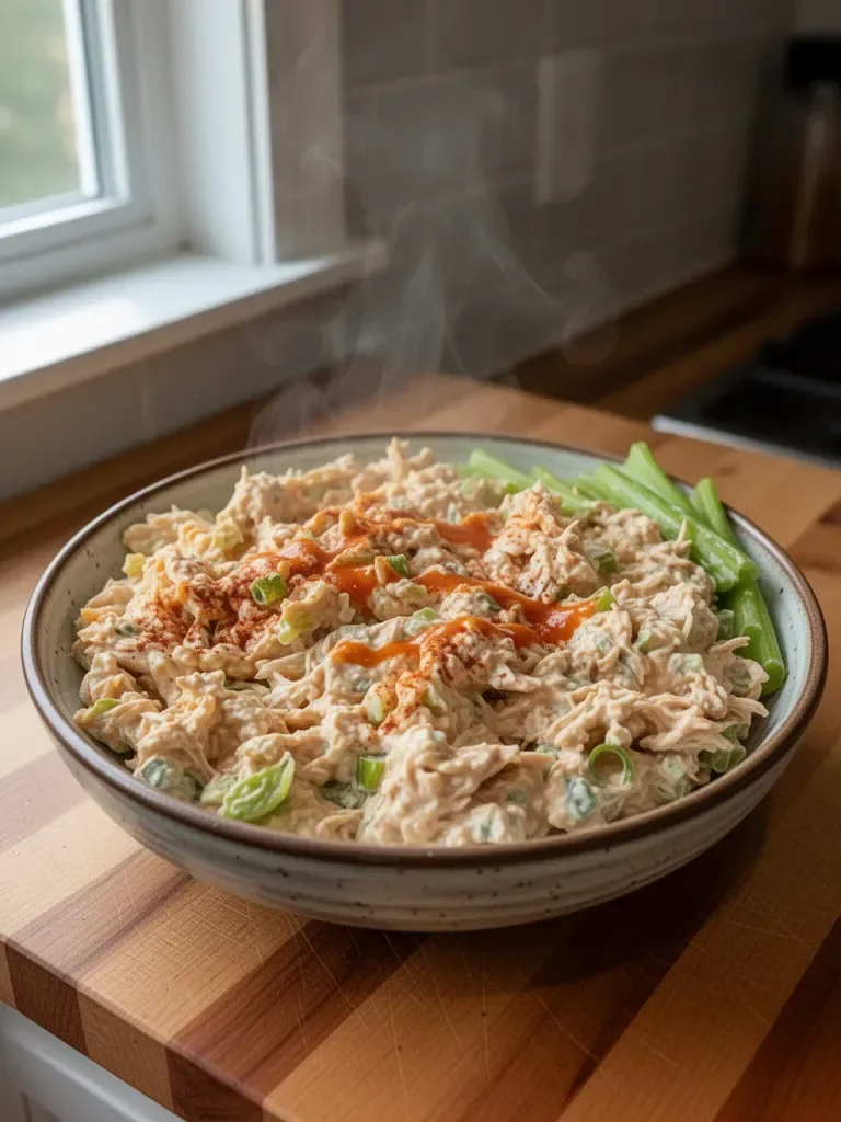 Easy Buffalo Chicken Salad
