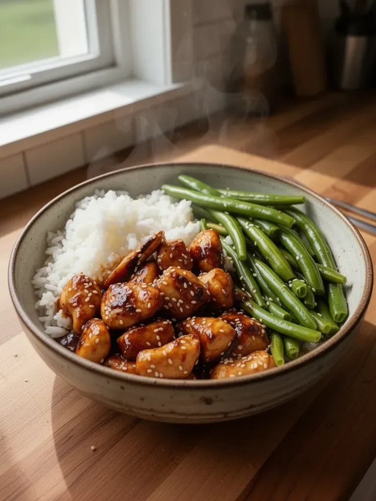 Easy + Healthy Sesame Chicken