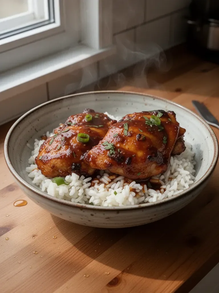Easy Honey Garlic Chicken Thigh Recipe