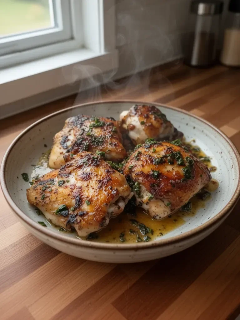 Garlic Butter Chicken Thighs
