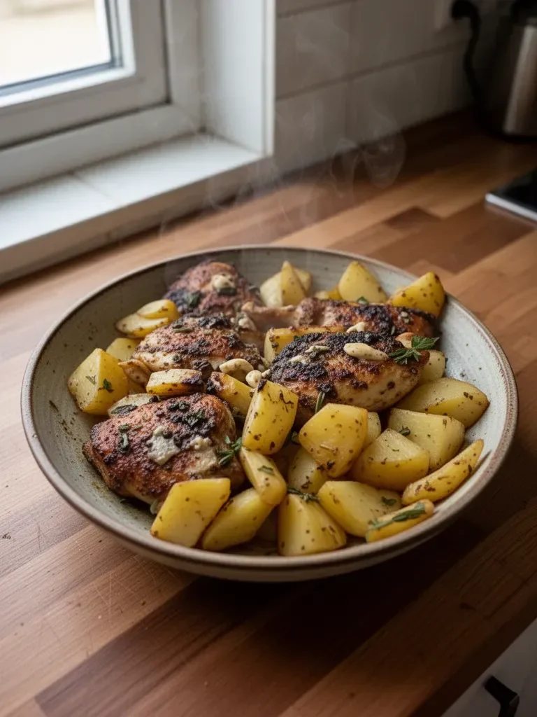 Greek Chicken and Potatoes