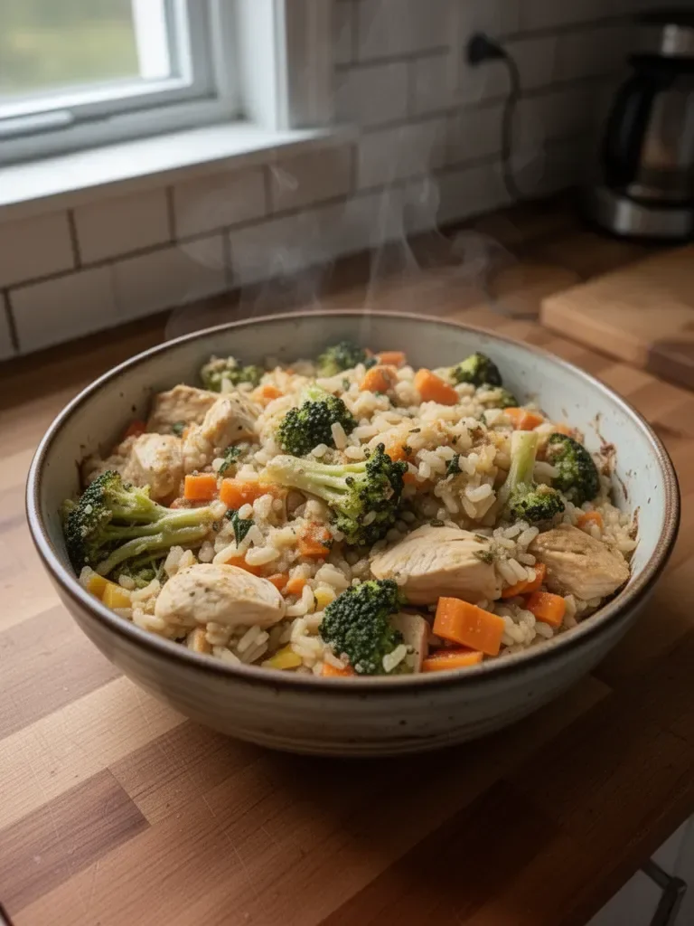 Healthy Chicken and Rice Casserole