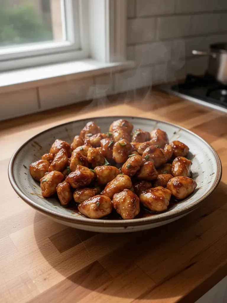 Honey Garlic Chicken Bites