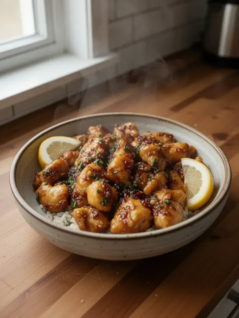 Honey Garlic Chicken Bites