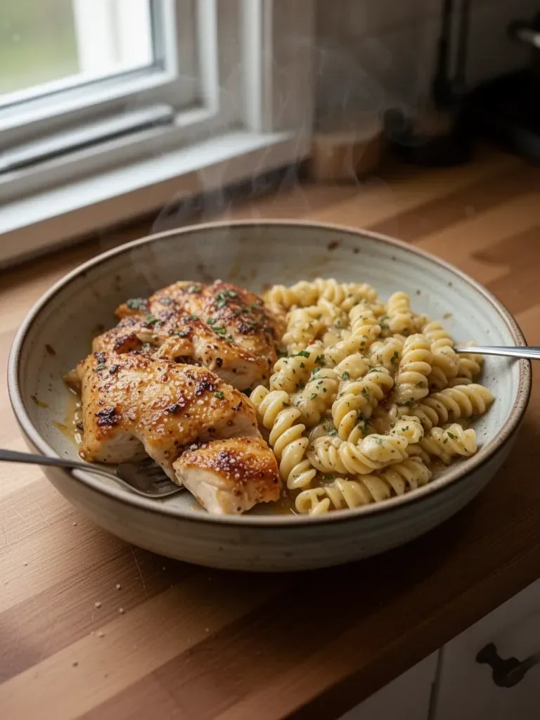Honey Garlic Chicken Pasta