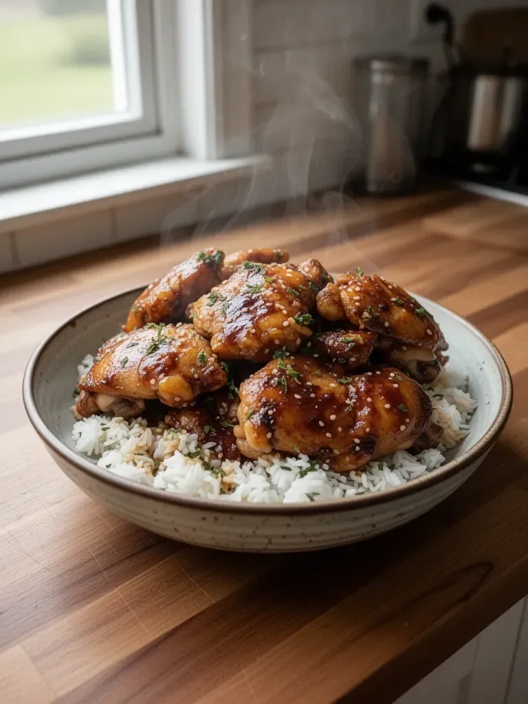 Honey Garlic Chicken Thighs