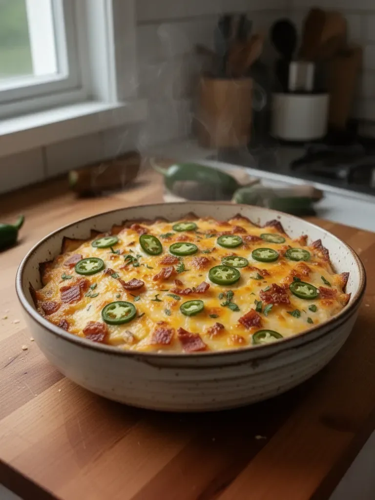 Jalapeño Popper Chicken Casserole