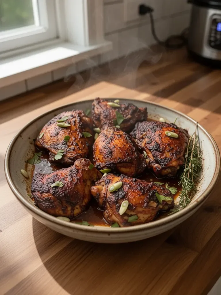 Jerk Chicken in the Slow Cooker
