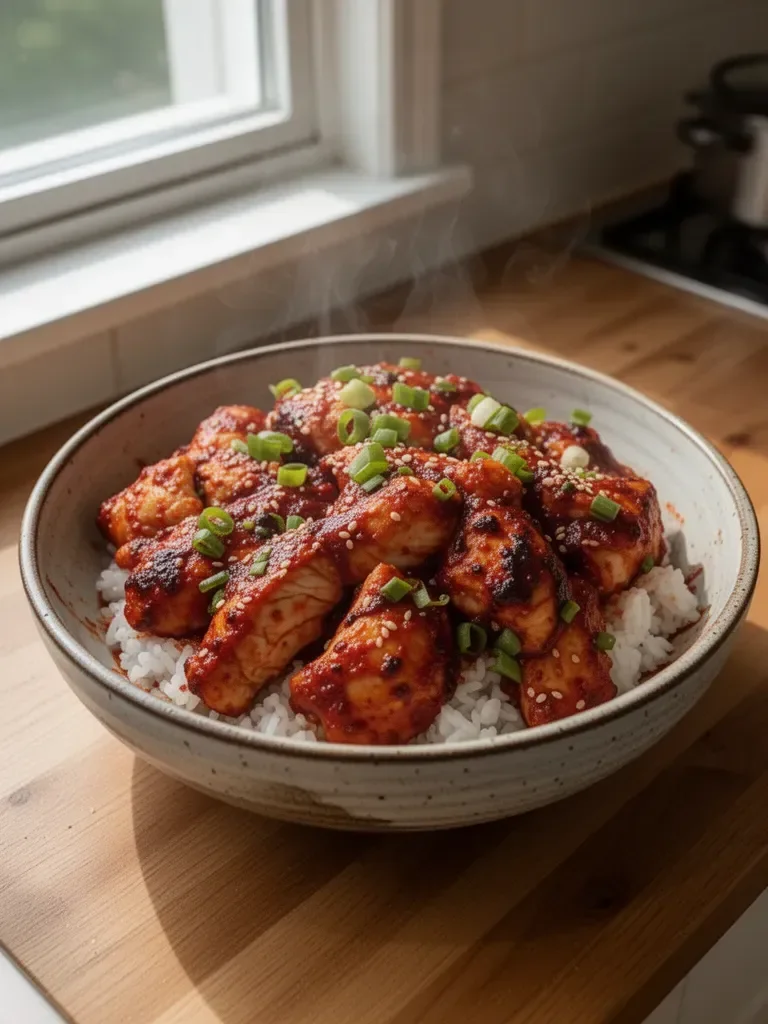 Korean Spicy Red Pepper Paste Chicken