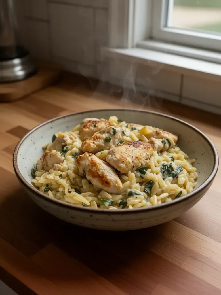 Lemon Chicken Orzo