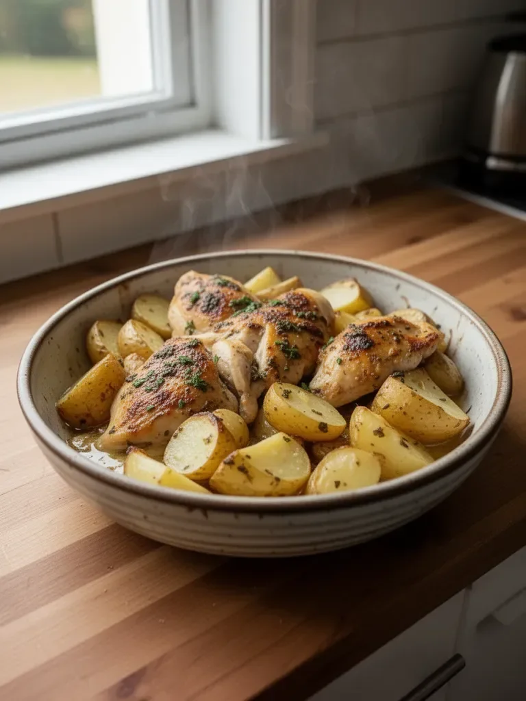 Lemon Greek Chicken and Potatoes