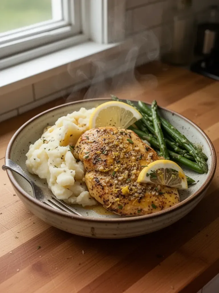 Lemon Pepper Chicken Dinner