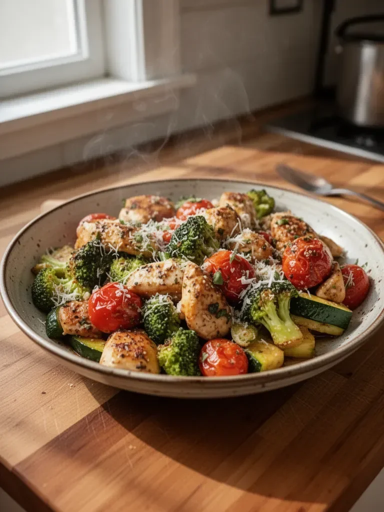 Loaded Chicken and Veggie Skillet