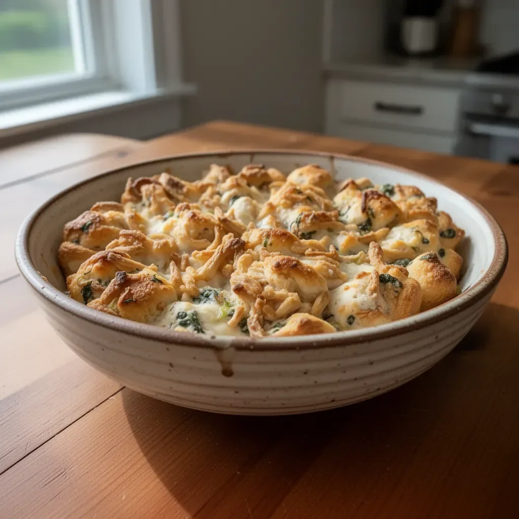 Delicious Monterey Chicken Bubble Up dish with chicken and cheese