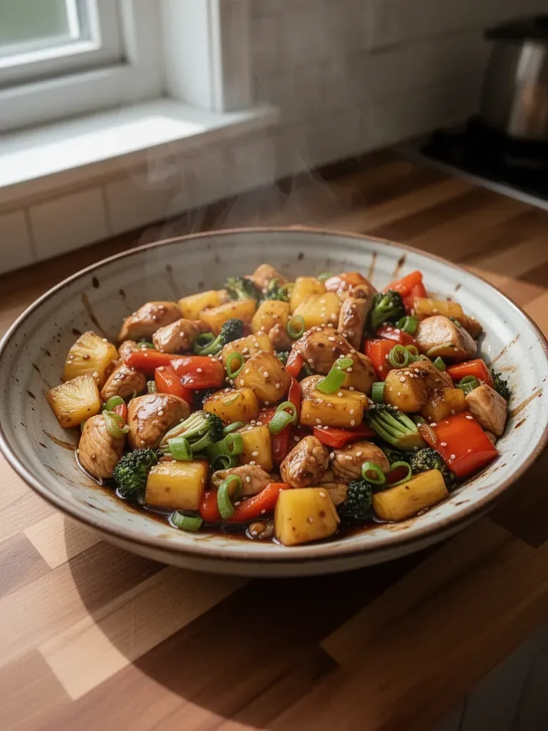One Pan Pineapple Teriyaki Chicken