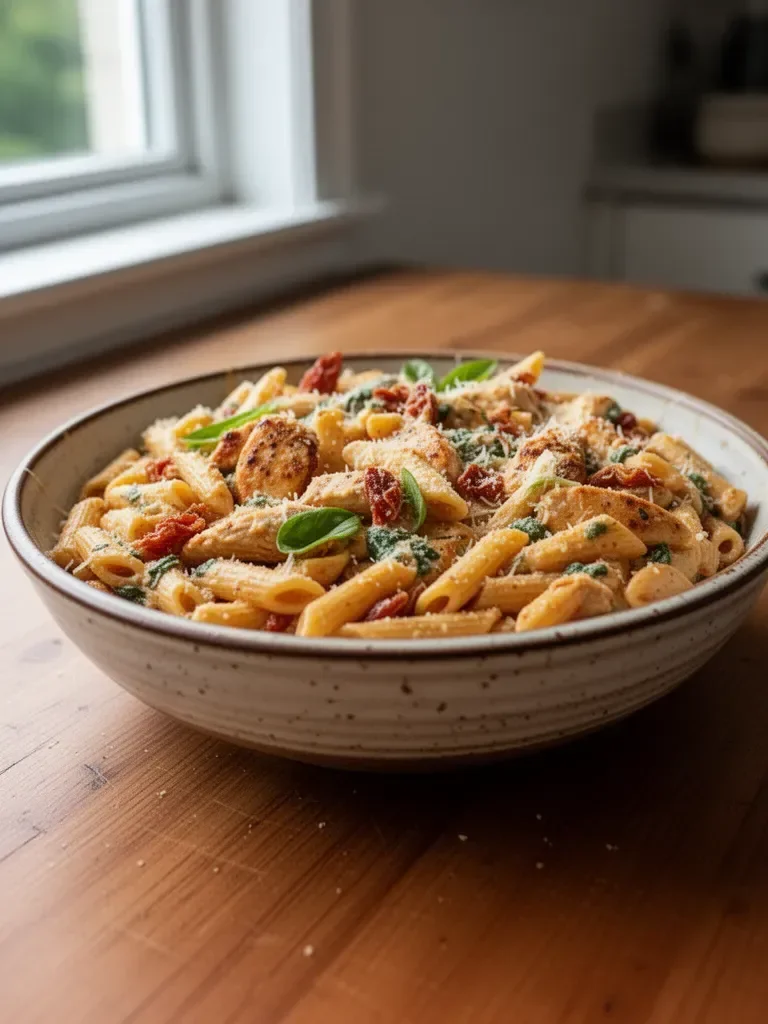 Delicious Parmesan Marry Me Chicken Pasta dish