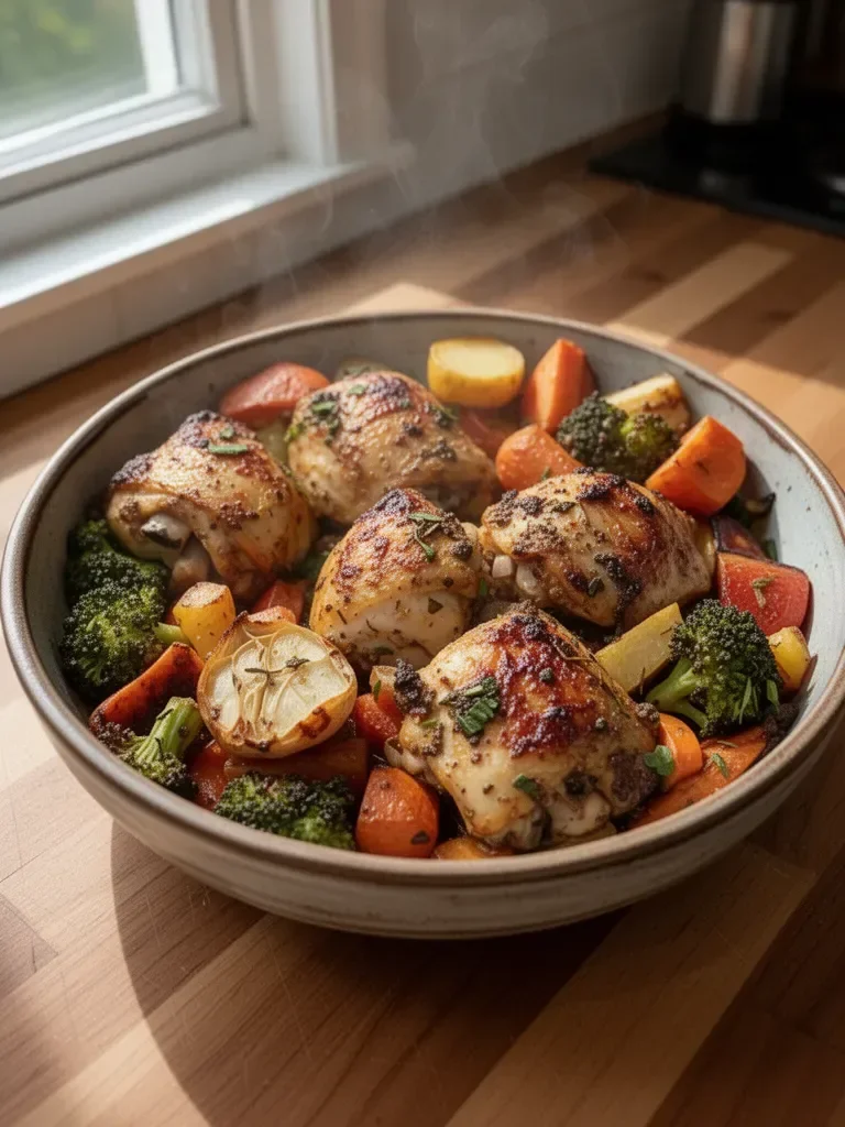 Roasted Garlic Chicken and Vegetables