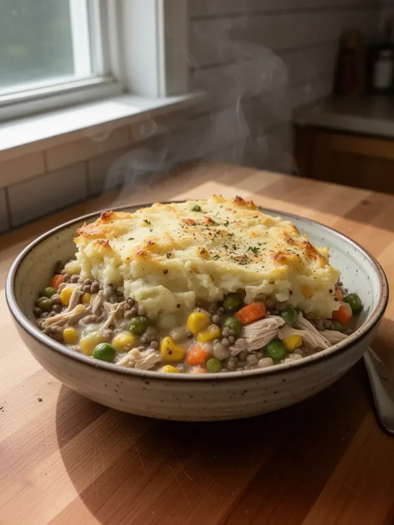 Rotisserie Chicken Shepherd’s Pie