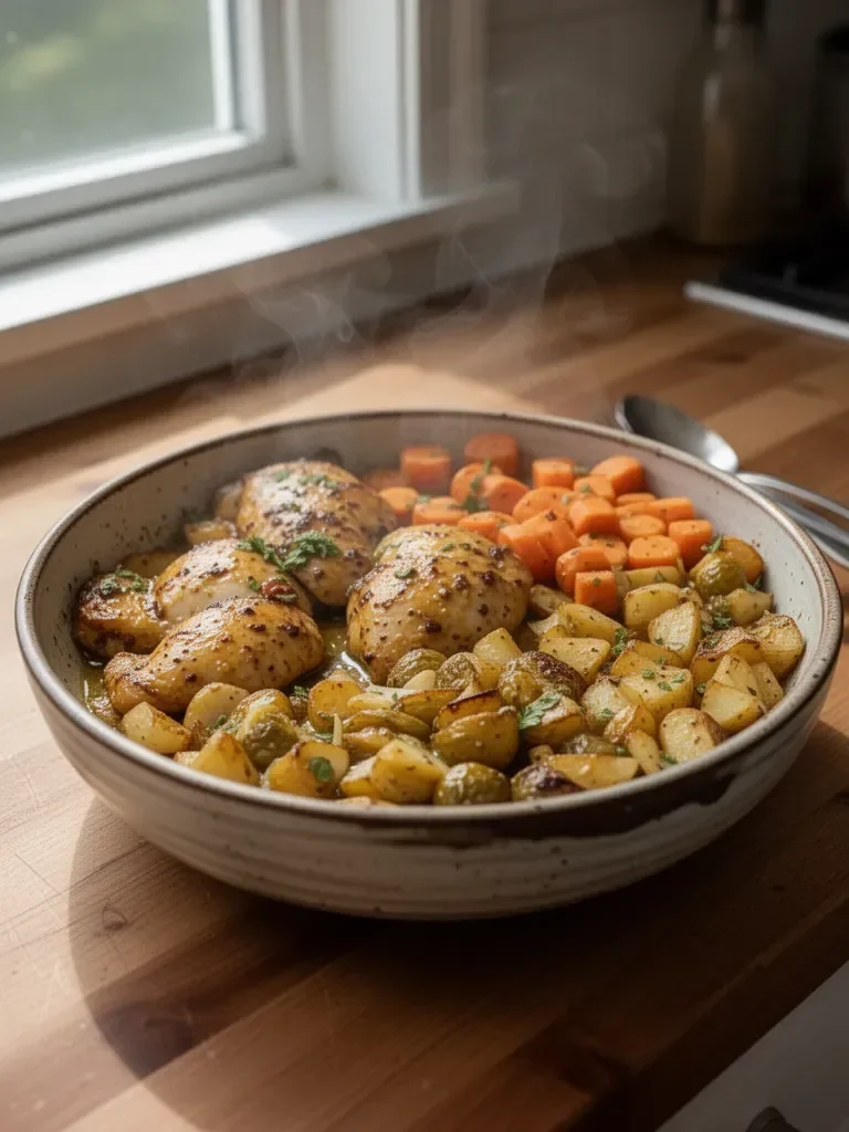 Sheet Pan Honey Mustard Chicken