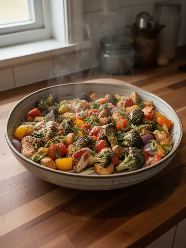 Sheet Pan Thai Chicken Dinner