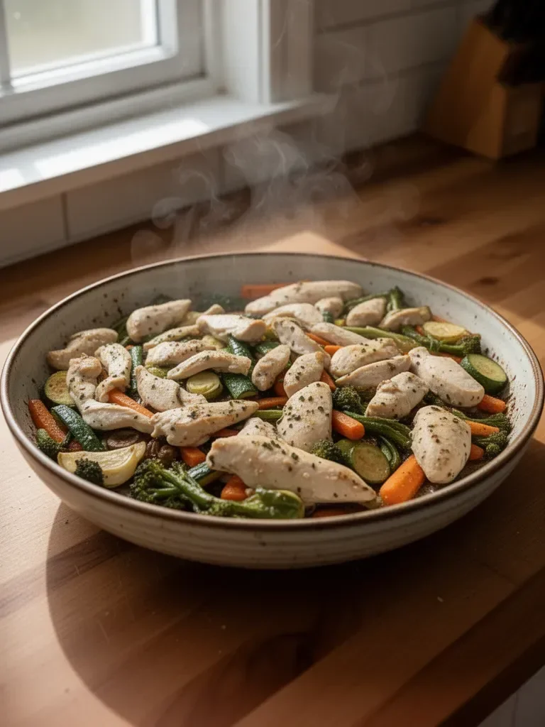 Sheetpan Garlic Chicken & Veggies 4 Sheetpan Garlic Chicken & Veggies