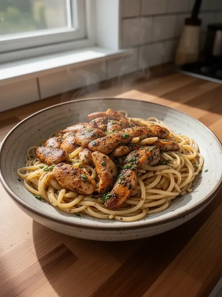 Sticky Smoky Garlic Butter Chicken Pasta 4 Sticky Smoky Garlic Butter Chicken Pasta