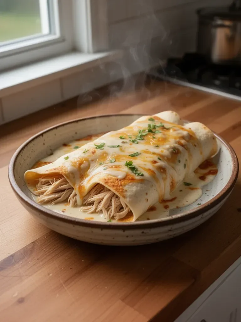 Tasty White Rotisserie Chicken Enchiladas