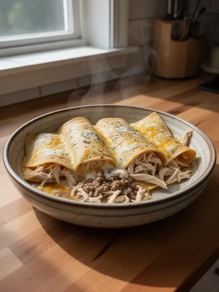 White Chicken Enchiladas