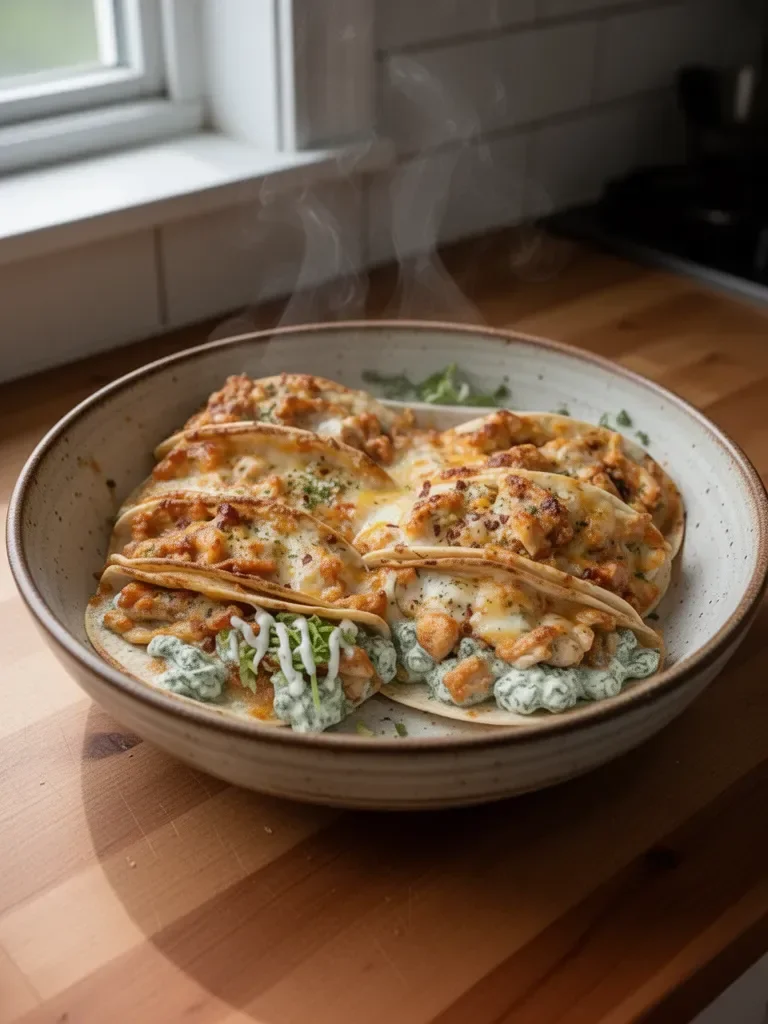 Baked Chicken Bacon Ranch Tacos 4 Baked Chicken Bacon Ranch Tacos