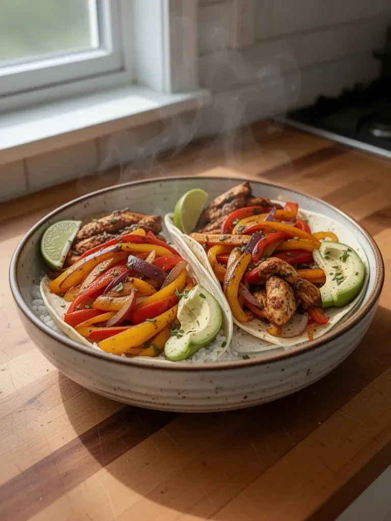 Chicken Fajita Meal Prep Bowls 4 Chicken Fajita Meal Prep Bowls