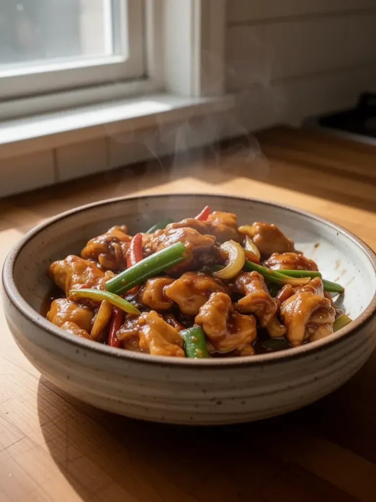 Chicken with Garlic Sauce