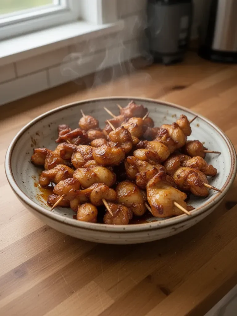 Chinese Chicken On A Stick (Buffet Style)
