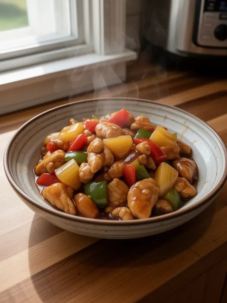 Crockpot Sweet and Sour Chicken
