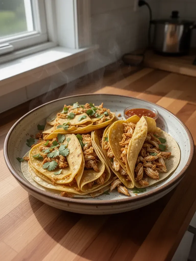 Easy Baked Crispy Chicken Tacos