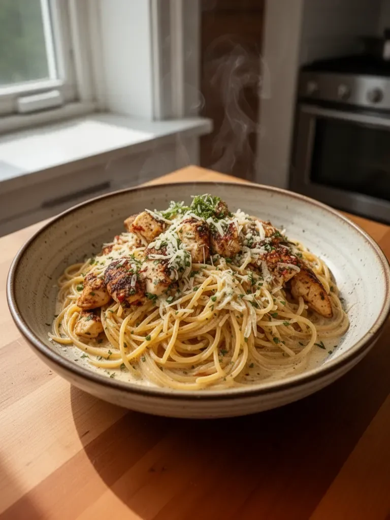 Easy Creamy Cajun Chicken Spaghetti 4 Easy Creamy Cajun Chicken Spaghetti