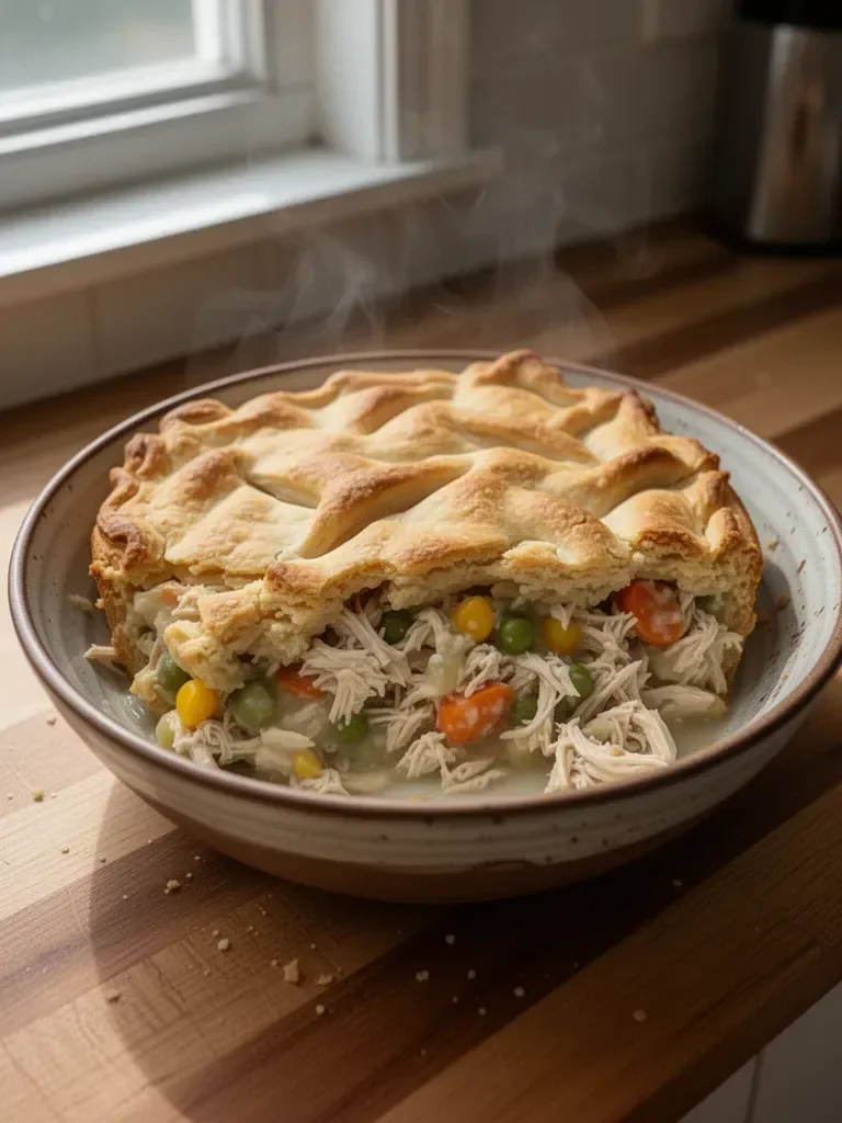 High Protein Crustless Chicken Pot Pie 4 High Protein Crustless Chicken Pot Pie